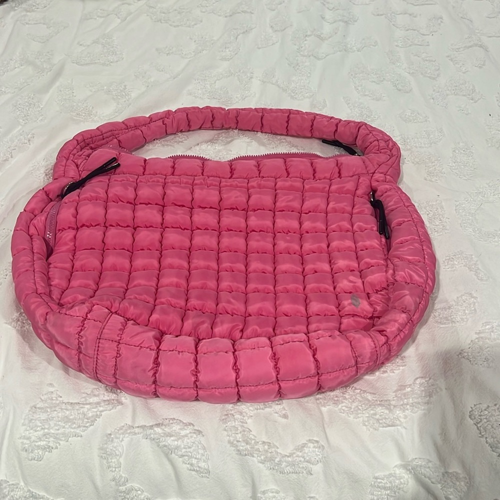 Gently used Free People Carryall (Bubblegum)